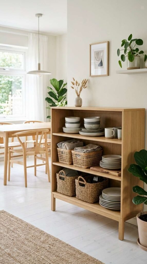 Open-Front Sideboard Styling