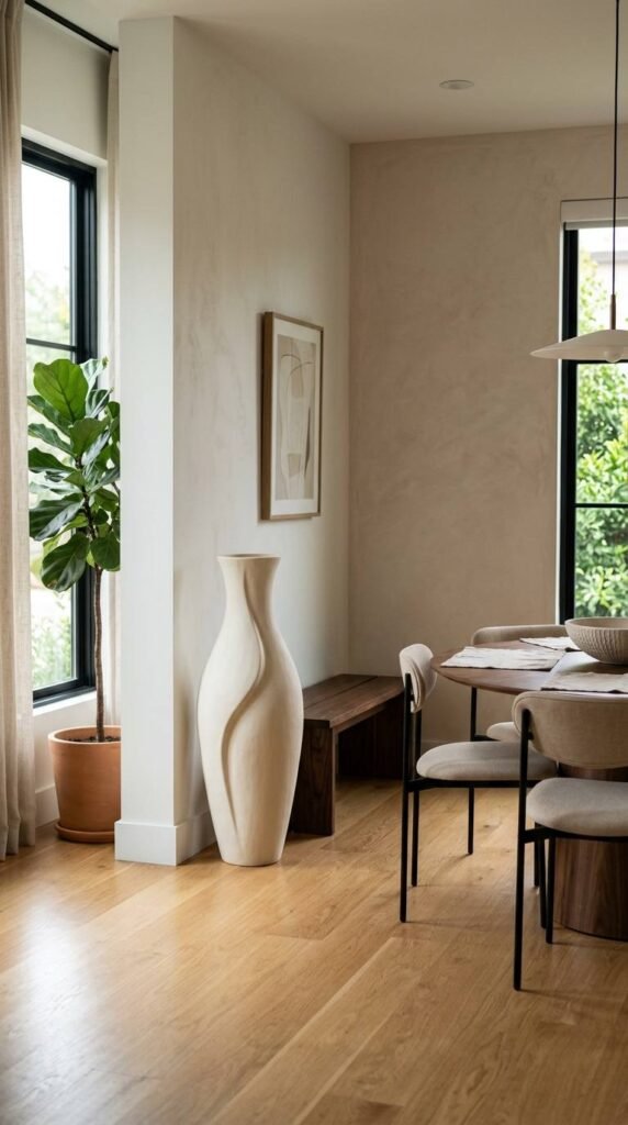 A Sculptural Floor Vase