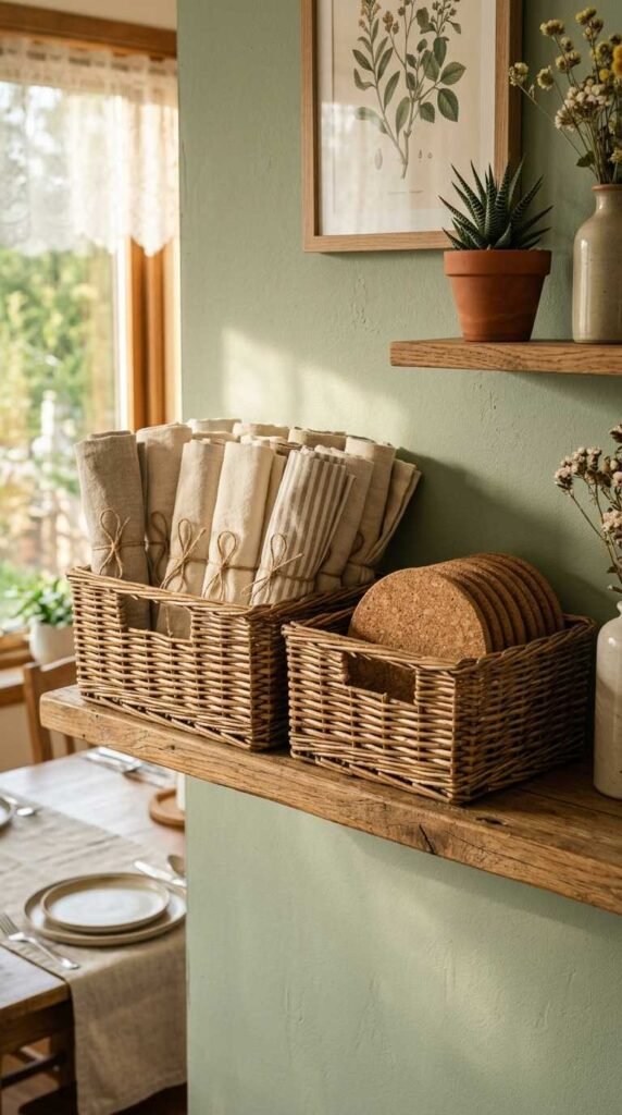 Wicker Storage Baskets for Everyday Items