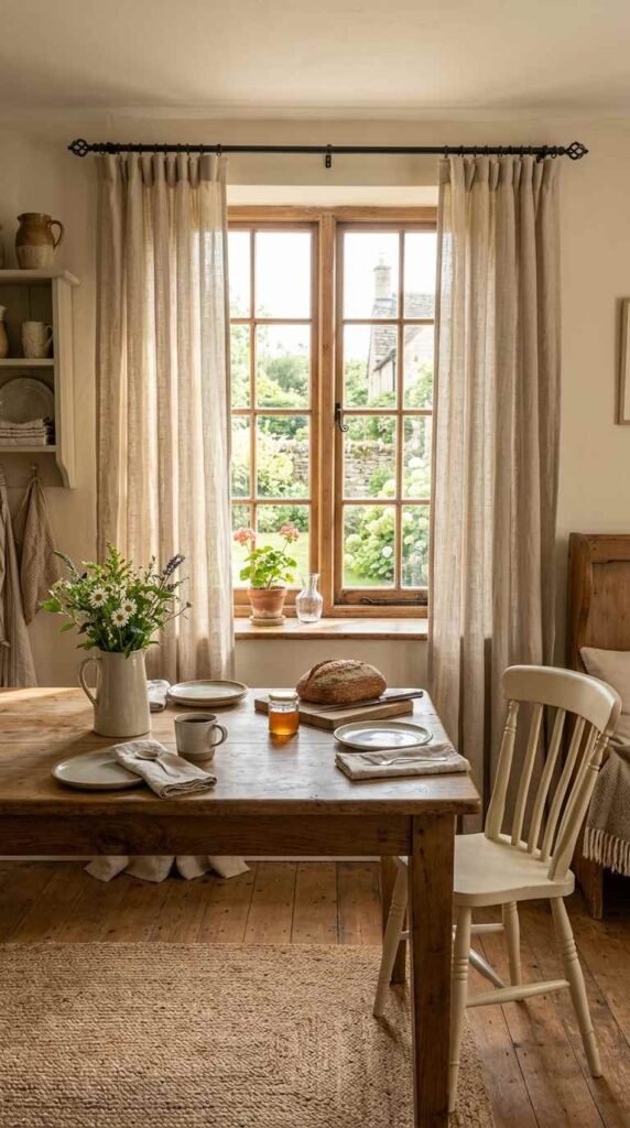 Neutral Linen Curtains