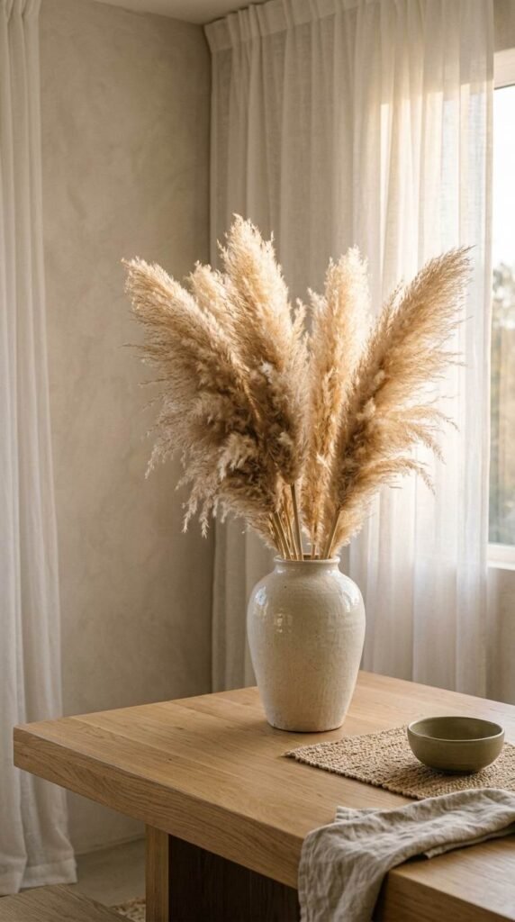 Dried Pampas Grass Arrangement