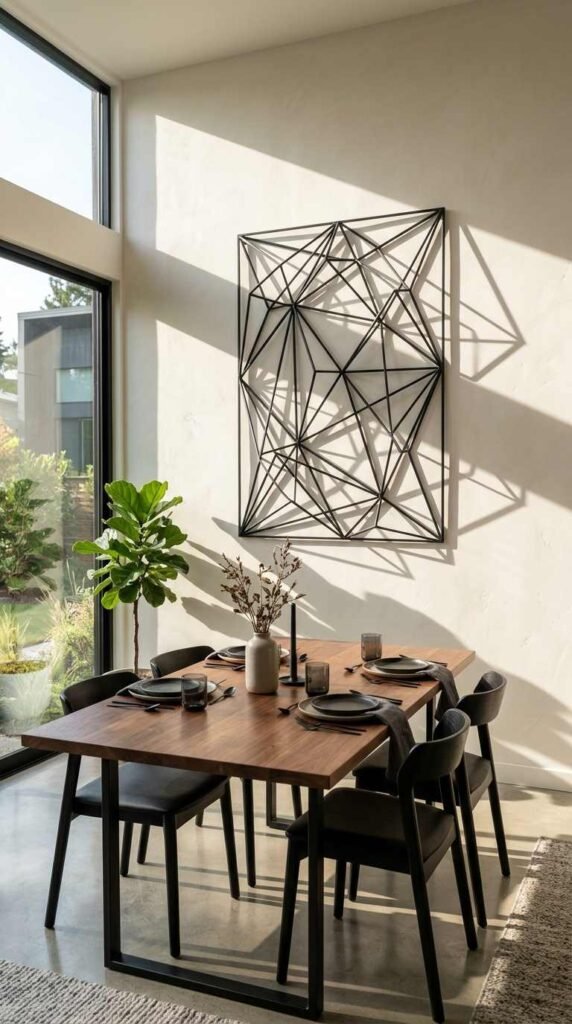 Geometric Metal Wall Art