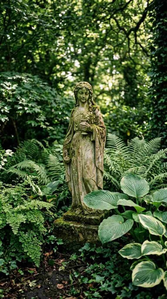 An Antique Garden Statue