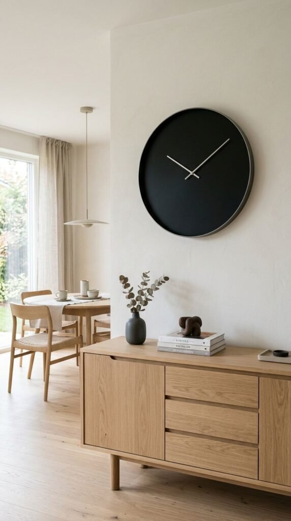Clean-Lined Wall Clock