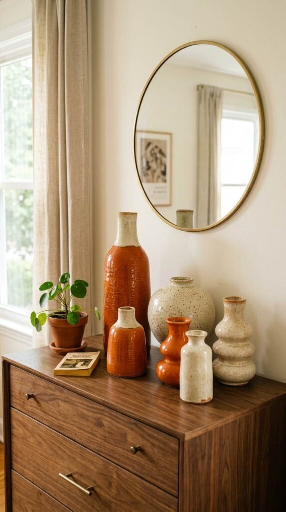 Retro Ceramic Vase Display