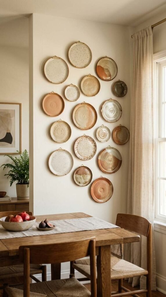 Hanging Ceramic Plate Display