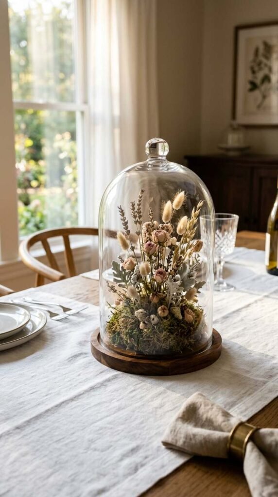 Elegant Glass Cloche Display