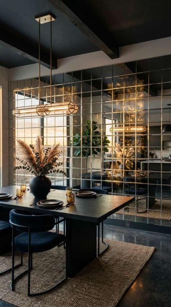 Mirror Panels as a Wallpaper Alternative