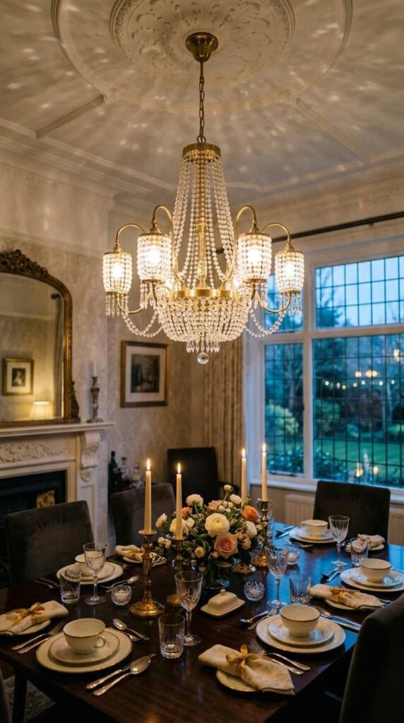 Beaded Chandelier Shades