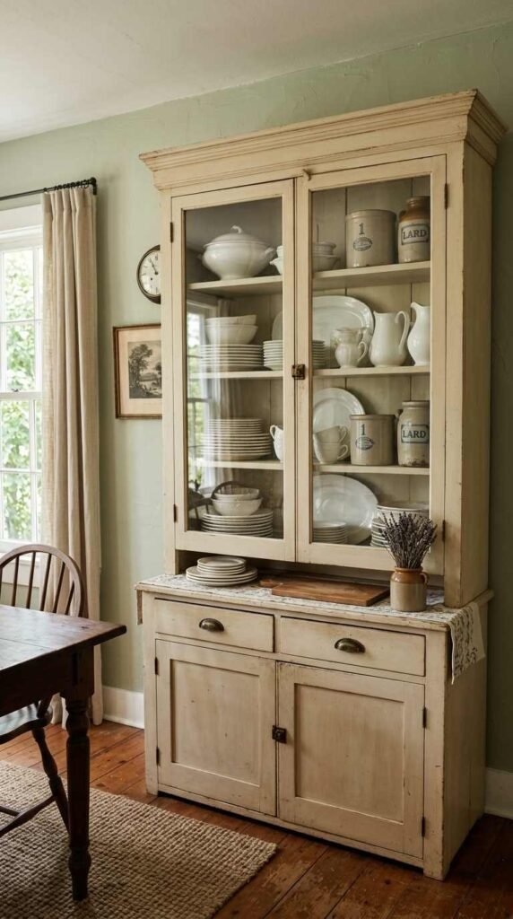 A Farmhouse China Hutch