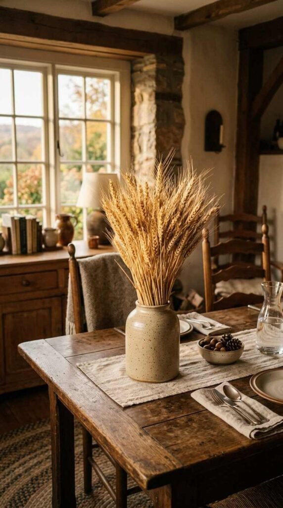 Dried Wheat and Grain Accents