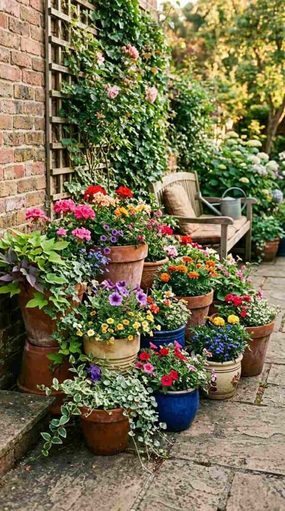 A Layered Container Garden