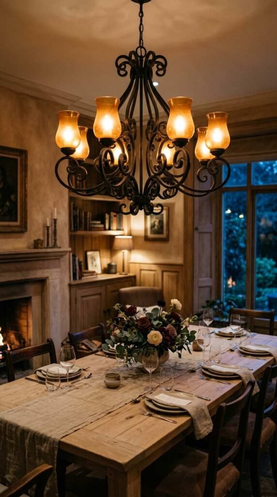 Add a Statement Chandelier
