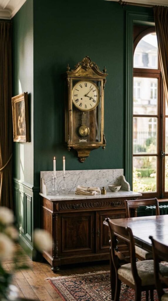 Make an Antique Clock the Focal Point