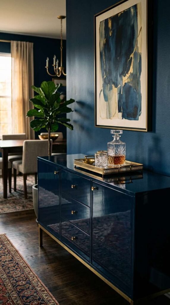 A Lacquered Sideboard