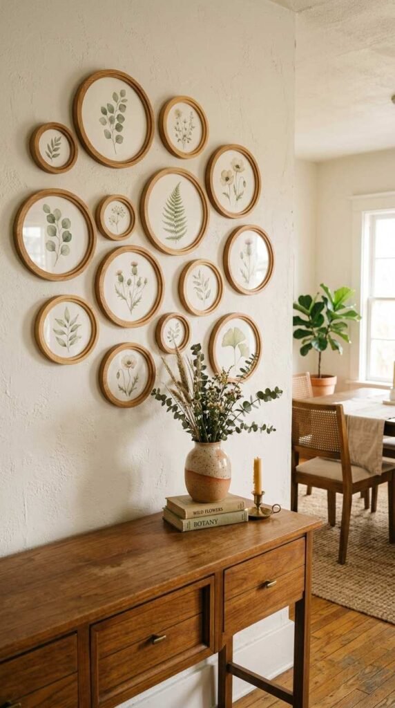 A Circular Art Arrangement
