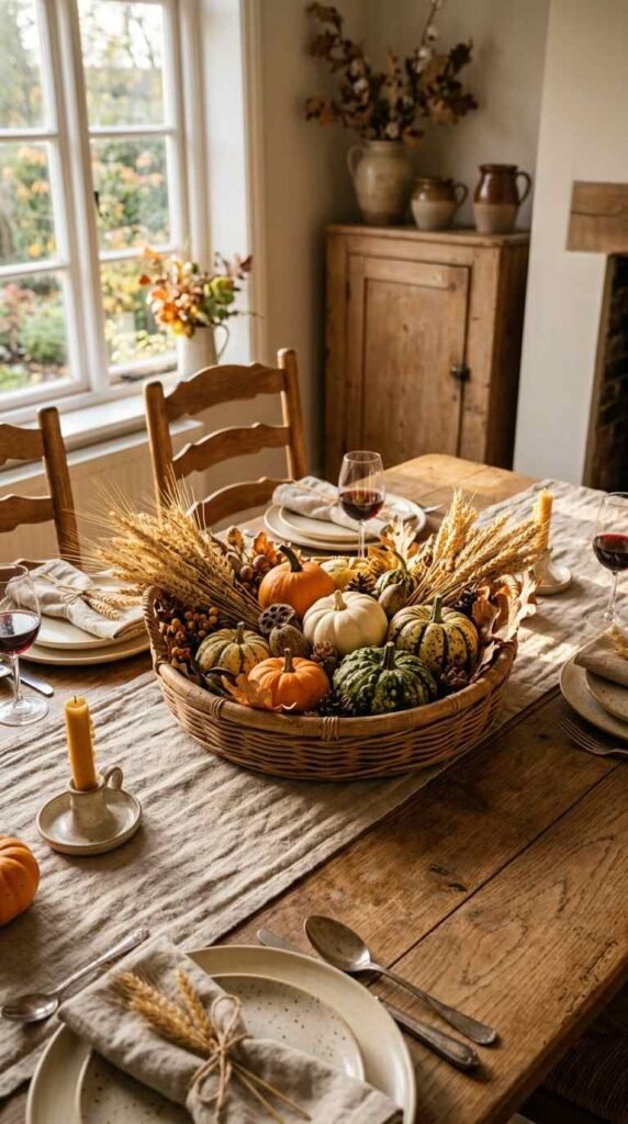 Woven Basket Centerpiece
