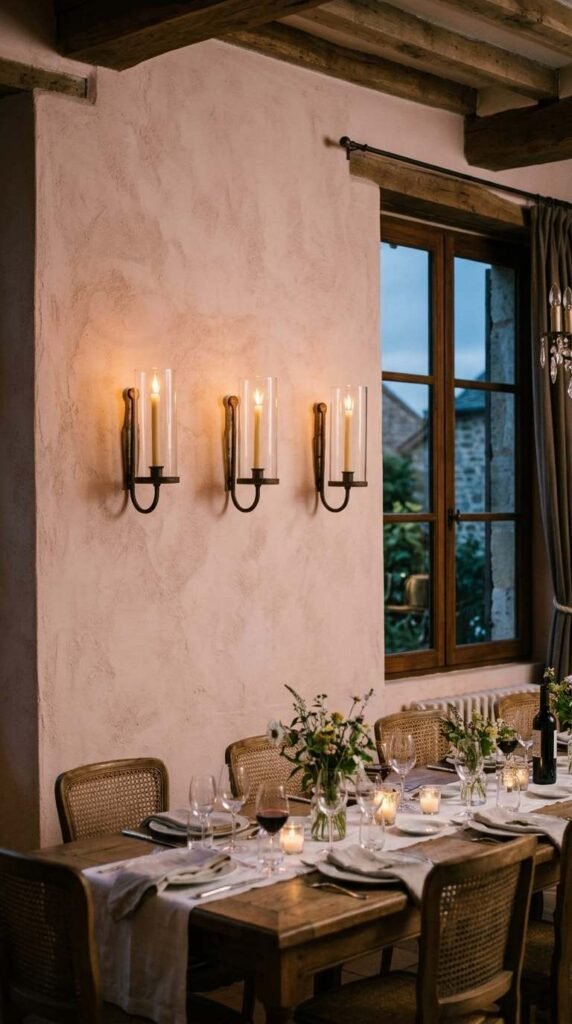 Add Romance with Candle Wall Sconces