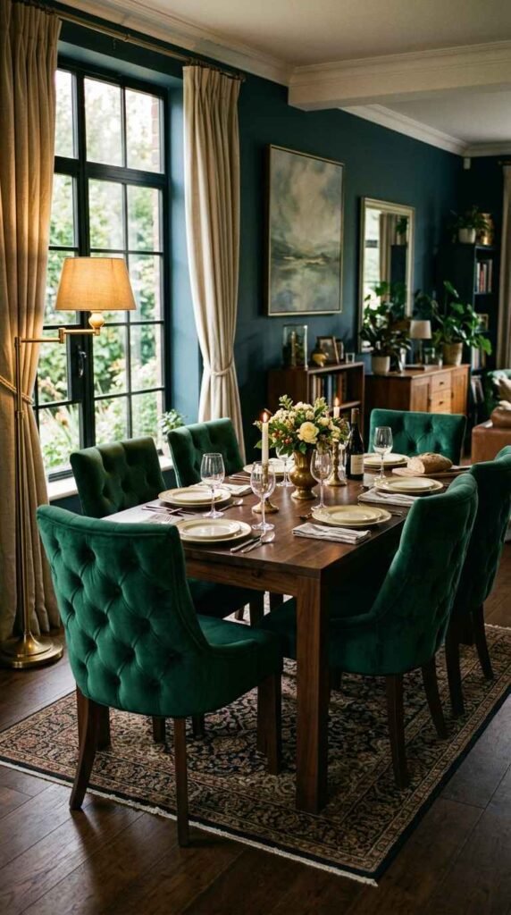 Tufted Velvet Dining Chairs