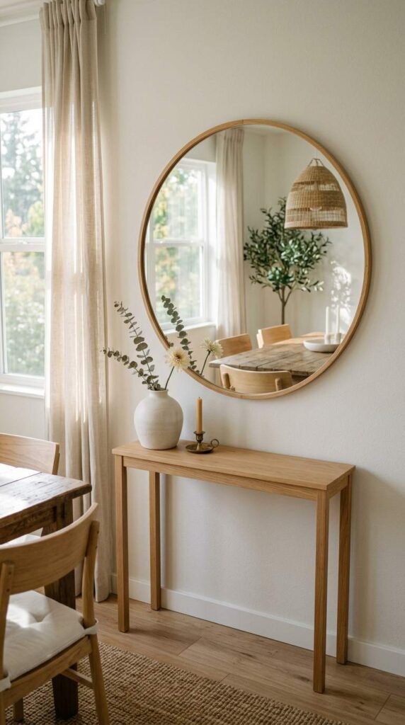 An Oversized Mirror to Expand Space