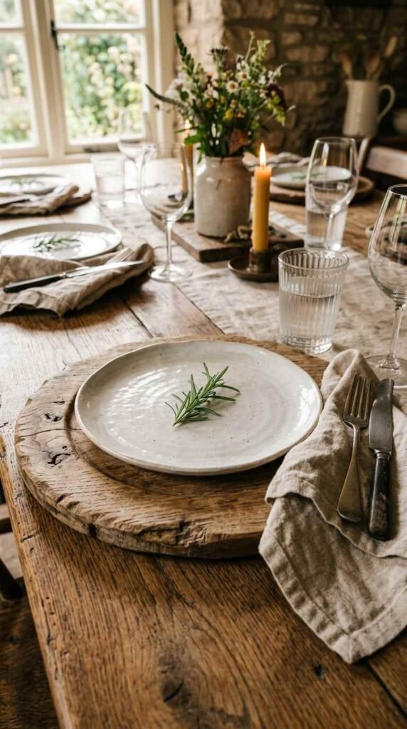 Rustic Wooden Charger Plates