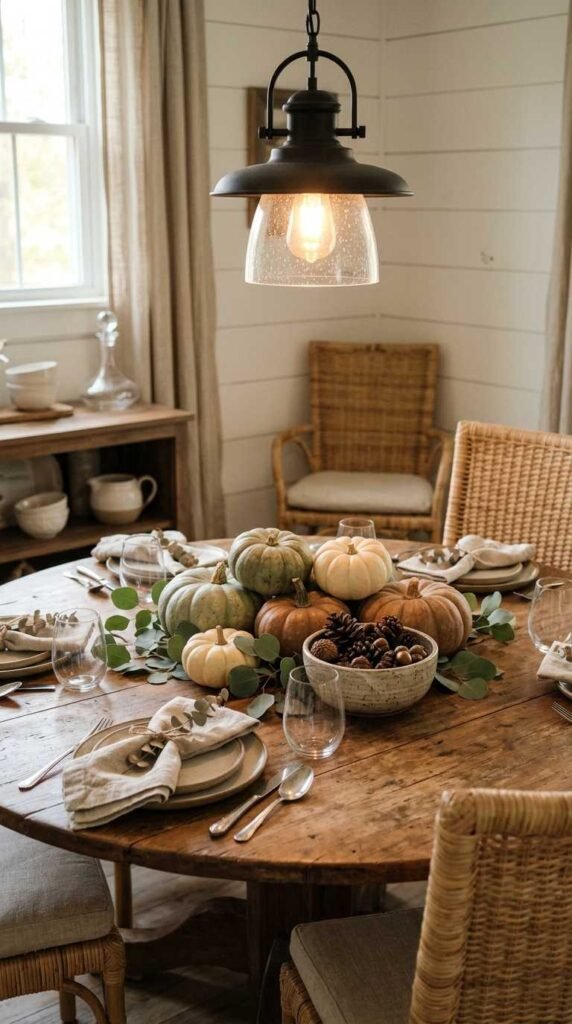 Add a Seasonal Centerpiece with Pumpkins