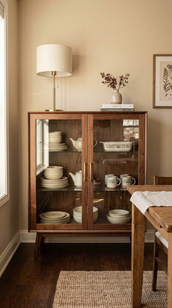 Low-Profile China Cabinet