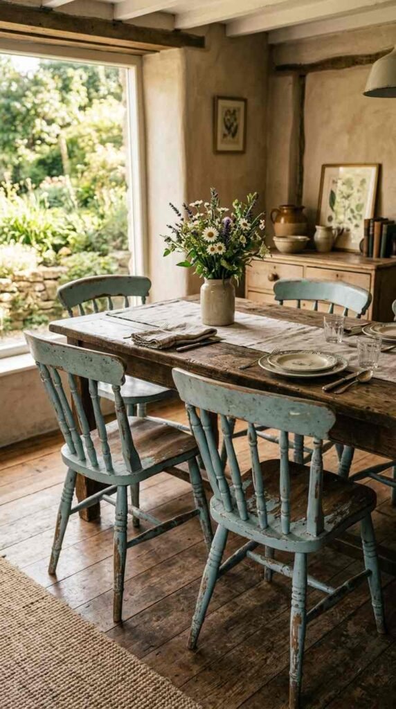 Chippy Painted Chairs