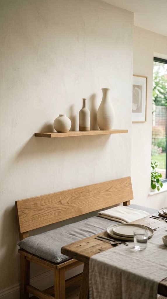 Minimalist Wall-Mounted Vase Shelf