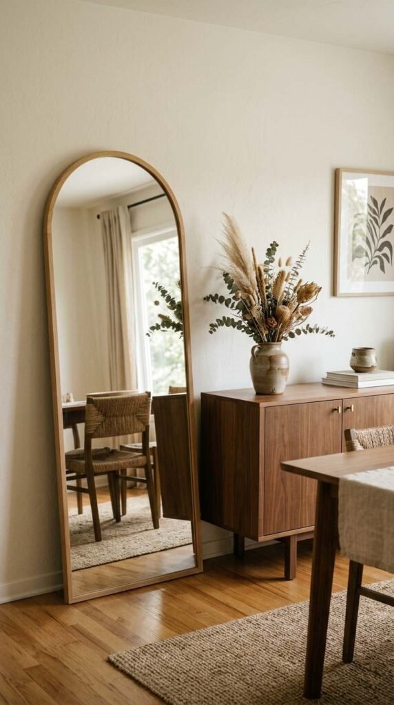Curved Arch Wall Mirror