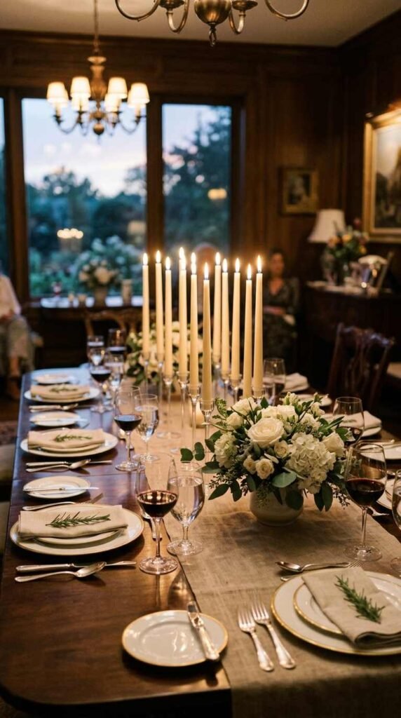  A Tall Taper Candle Arrangement