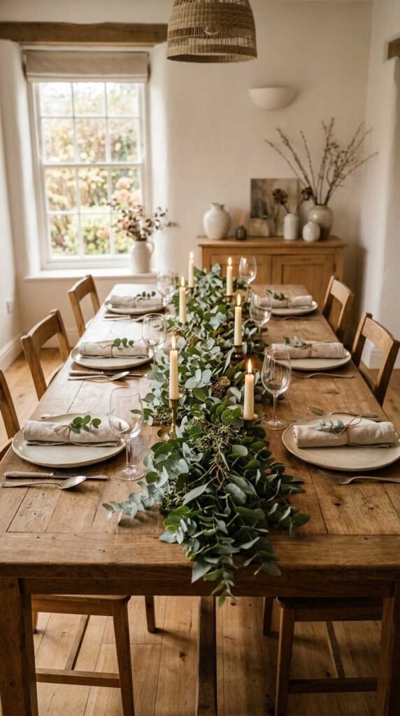 Add Greenery with Eucalyptus Garlands