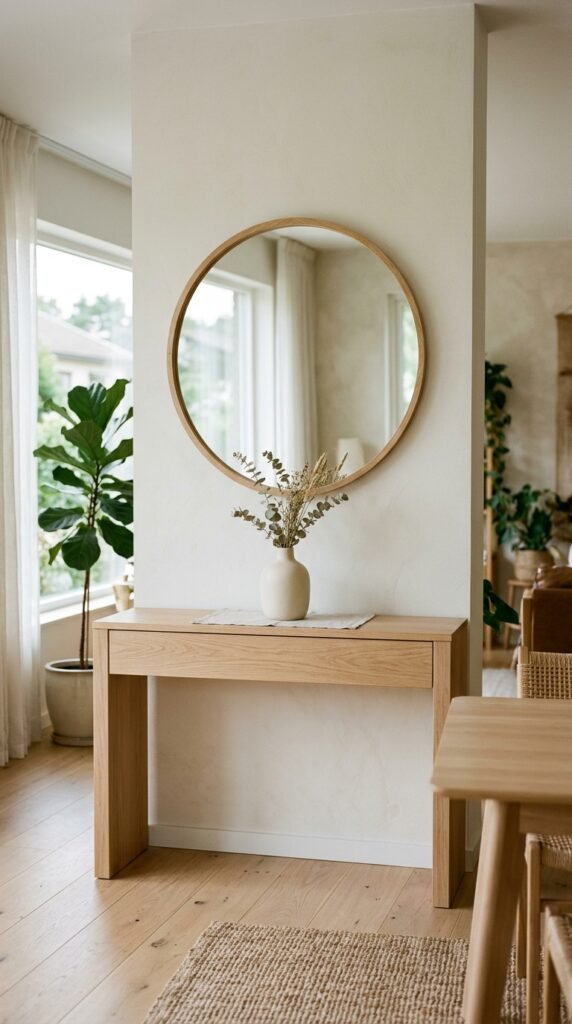 Scandinavian-Style Minimalist Mirror