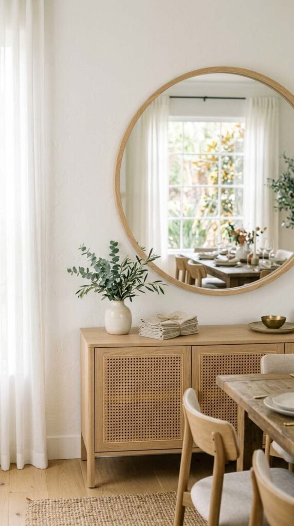 Statement Round Mirror