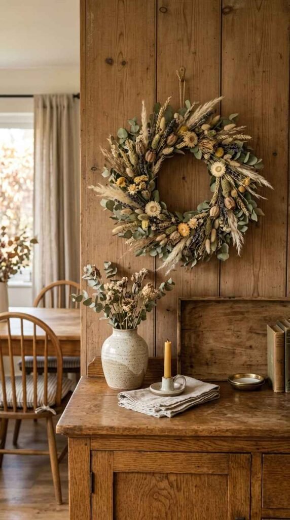 Seasonal Wreath Display