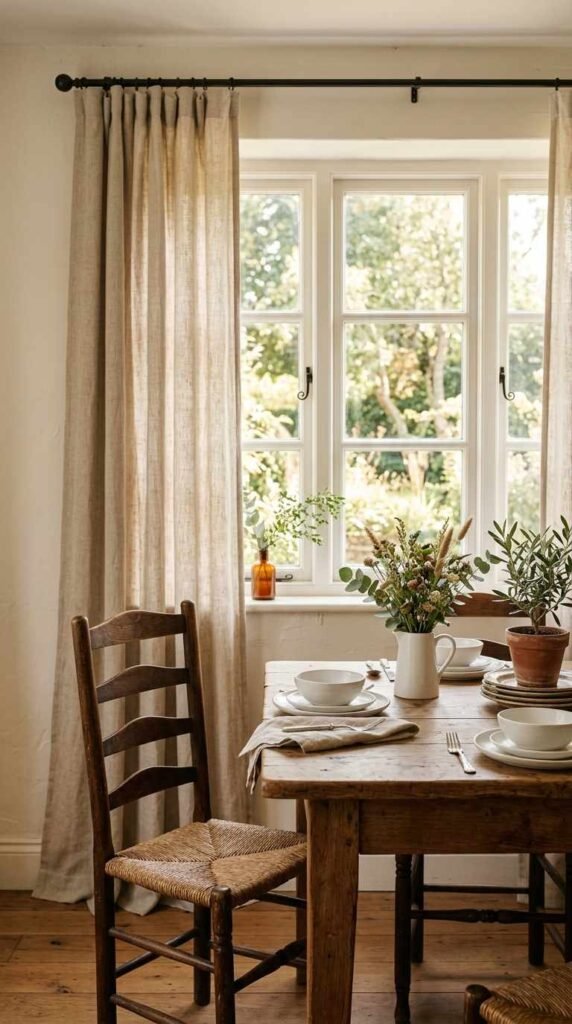 Neutral Linen Curtains