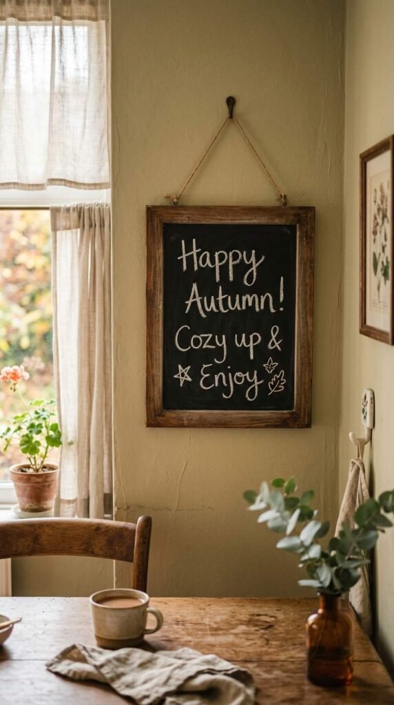 A Mini Chalkboard or Menu Board