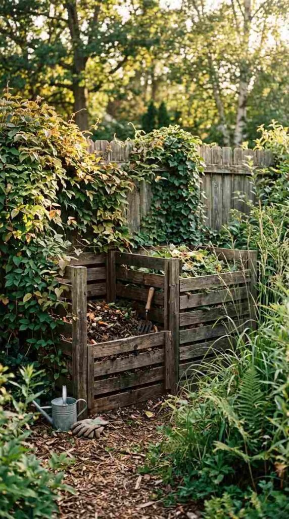 A Corner Compost Station