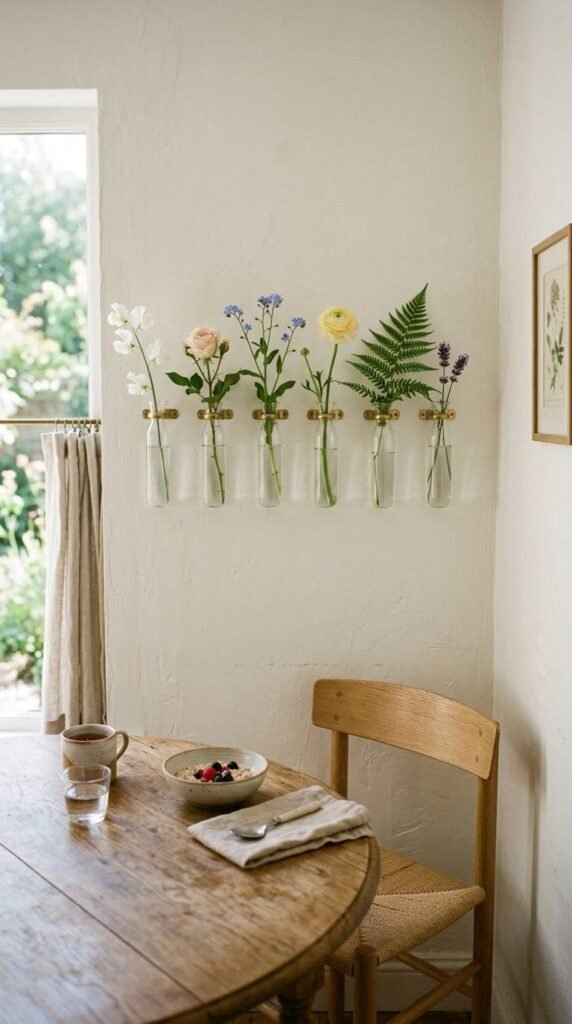 Wall-Mounted Bud Vases