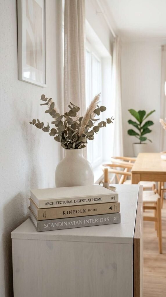 Coffee Table Books as Height Anchors