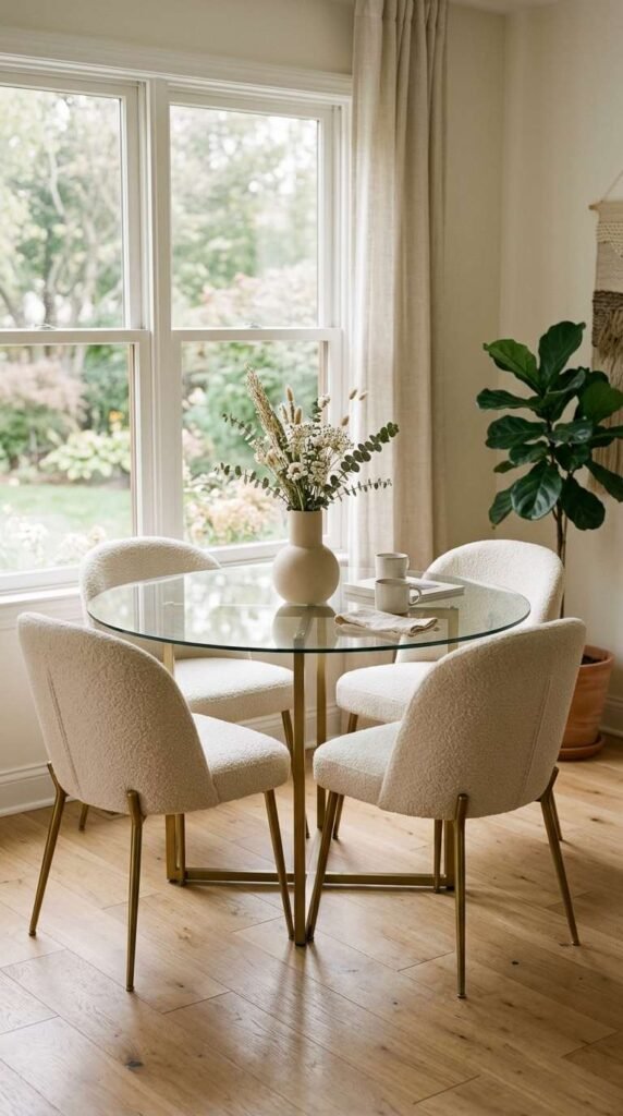 Boucle Upholstered Chairs