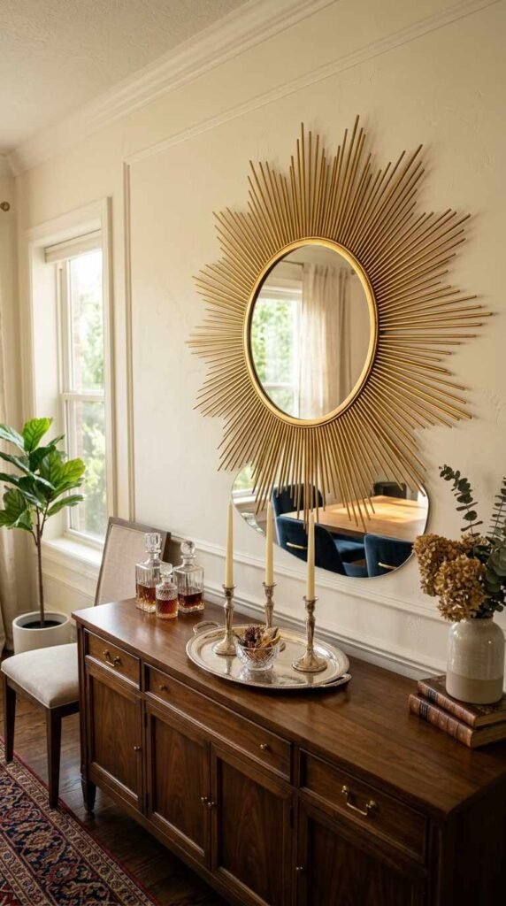 Sunburst Mirror Statement Piece
