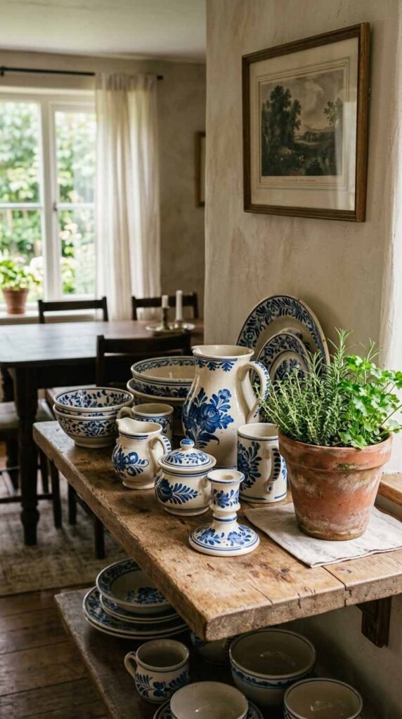 Provincial Blue and White Pottery