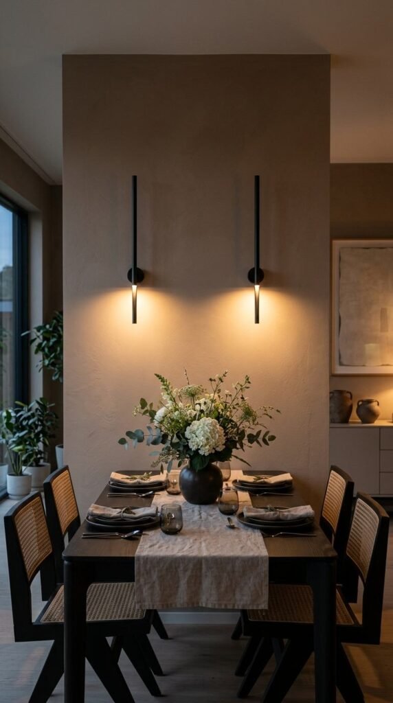 Black Metal Wall Sconces