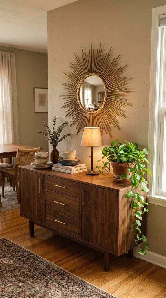 Walnut Credenza Styling