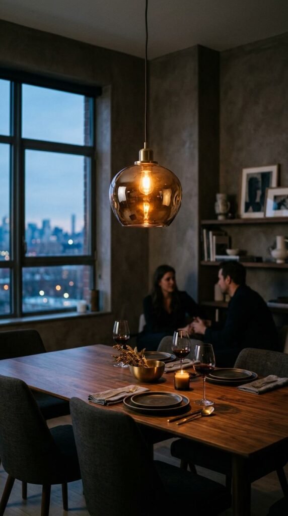 Smoked Glass Pendant Lighting