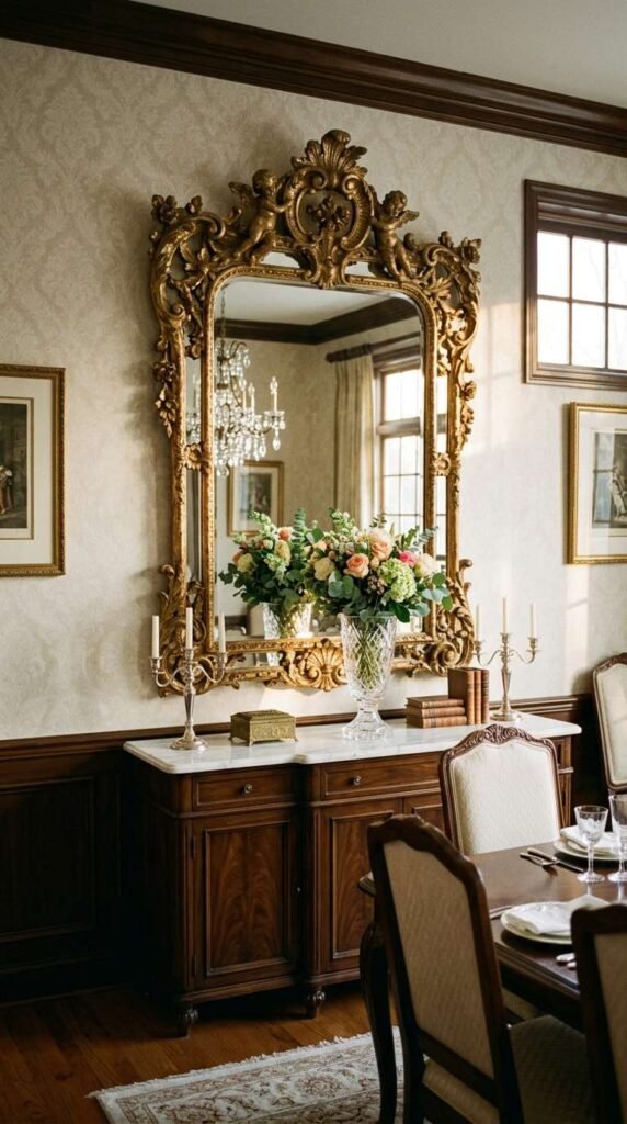 Vintage Gilded Mirror