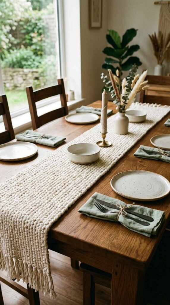 Textured Table Linens
