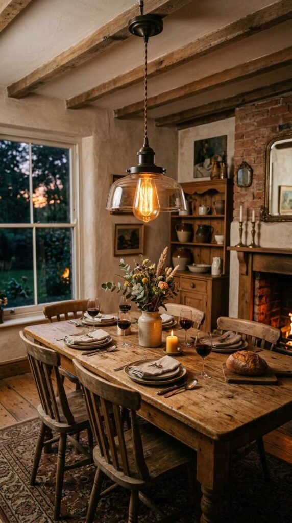 Vintage-Inspired Pendant Lighting