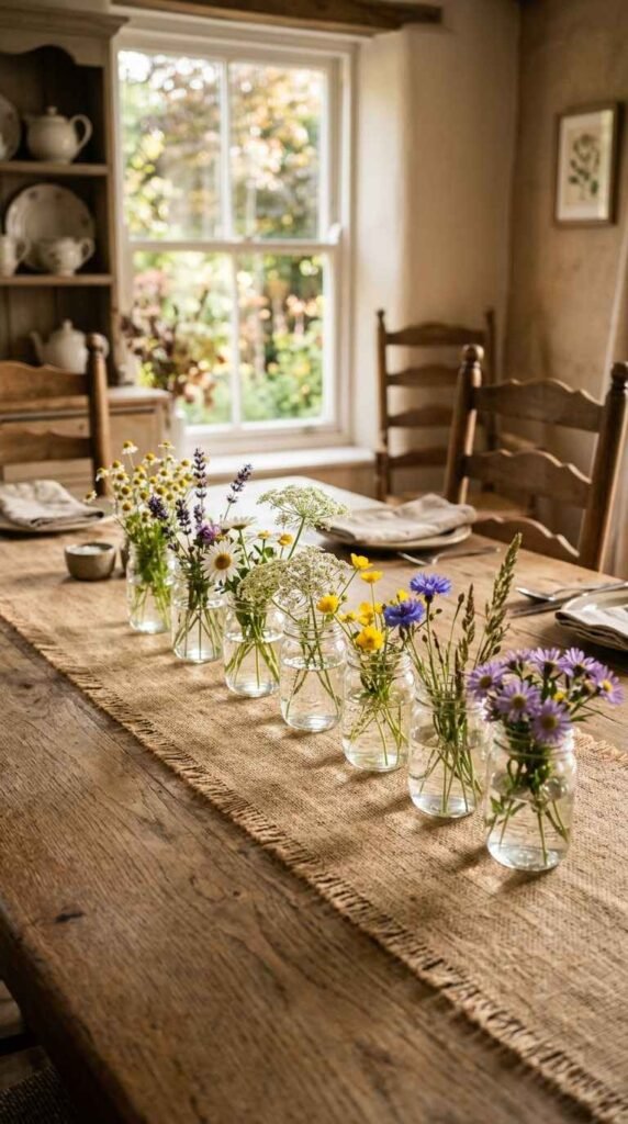A Mason Jar Centerpiece